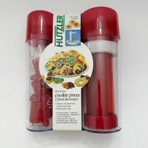 Hutzler Cookie Press & Food Decorator Easy Action 23 Piece Set New